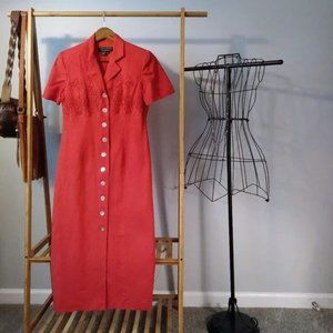 Dress S P 80s Punk Cottage Party Goth Western Peasant Prairie Retro Pinup Resort